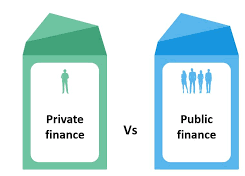 Difference between public finance and private finance