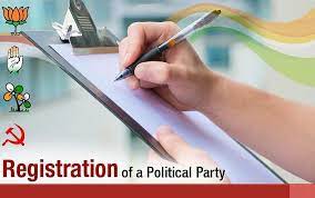 POLITICAL PARTY REGISTRATION INDIA