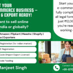 Start Your E-Commerce Business in India & for Export – All Registrations @ ₹12,000 in 15 Days